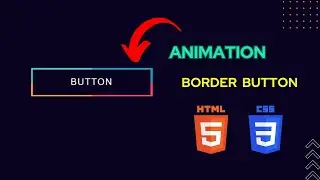 Border button with hover animation using HTML & CSS || Css effects || Css Hover effects