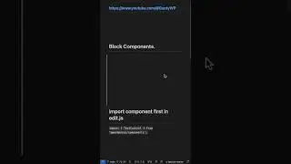 How to use WordPress Block Components?  #gutenberg #coding #programming #wordpress