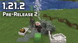 News in Minecraft 1.21.2 Pre-release 2: Slime Sneak Landings!