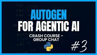 Autogen Crash Course: Group chat with PyAutogen #3 #autogen #tutorials