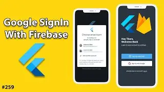 Flutter Tutorial - Google SignIn With Firebase Auth - Android, iOS, Flutter Web