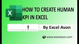 How to Create Human KPI Chart in Excel