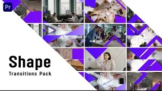 Shape Transitions Pack Premiere Pro Templates