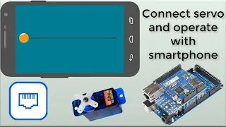 Arduino Servo Motor Control via Ethernet (RemoteXY) by Smartphone