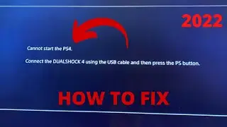 Cannot Start the PS4 - Safe Mode Loop - How to Fix (2022)