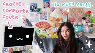 Desk Makeover Part 2 ✦ Art Haul, Crochet, Organizing and Decorating