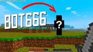 😨 What is the mysterious player Bot666 living here? Not fake | minecraft mysticism