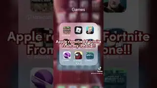 Apple removed Fortnite from my iPhone!! 😭