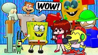 SPONGEBOB MEETS FNF! Friday Night Funkin vs Dave and Bambi PINEAPPLE EDITION - FNF Mods 163