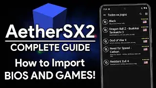 AetherSX2 PS2 Emulator | How to import BIOS and GAMES! | NEW CONFIGURATION!