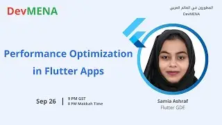 Performance Optimization in Flutter Apps (Samia Ashraf)