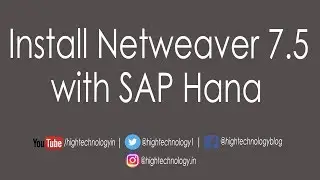 How to Install Sap Netweaver 7.5 with SAP Hana