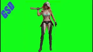 Jason Voorhees Female Version Green Screens