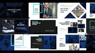 Corporate Slides 7 [4K] | After Effects Template | Video Displays