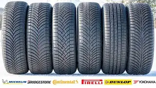 Best All Season Tire for 2024? Michelin vs Bridgestone vs Continental vs Pirelli vs Dunlop vs Yoko