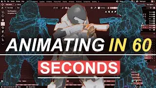 Blender 2.8 Animating In 60 Seconds (Idle Animation)