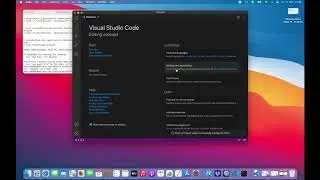 Visual Studio Code on Apple MacBook Pro 13