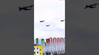 Птички на нашем районе #самолёты #ил #авиация