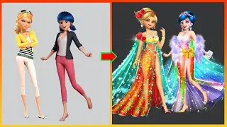 Miraculous: Ladybug Chloe GLOW UP Queens - Miraculous Transformation