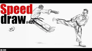 Speed drawing #427: fight!