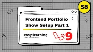 Laravel 9 Project #58 | Frontend Portfolio Show Setup Part 1