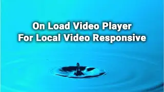 Play Local Video On Load Webpage | Make Video Gallery In Html And Css | Custom Html5 Video Player