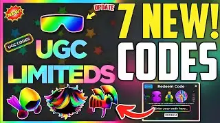 ⚠️UPDATE⚡CODES⚠️UGC LIMITED CODES JULY 2024 - UGC LIMITED ROBLOX CODES