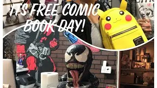 FREE COMIC BOOK DAY! POKEMON VENOM DRAWING ART AND MORE!