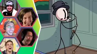 Gamers react to : Mannequin [Henry Stickmin Completing the Mission]