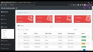 Vehicle Booking System in PHP MySQL with Source Code - CodeAstro