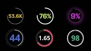 Infographic Modular Pie Chart - MOGRT - Motion graphic template - Premiere Pro