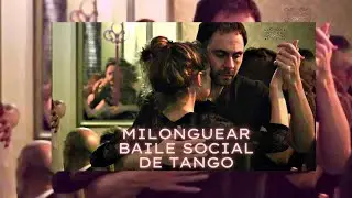 Milonguear, baile social de tango en la pista de la milonga. Orquesta Color Tango Buenos Aires 2018