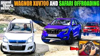 GTA 5 : INDIAN CARS EXTREME OFFROADING ON MOUNT CHILLIAD OMG WITH LOGITECH G29