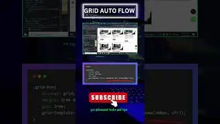 Grid auto flow column css #csseffect #csstutorialscool #cssproperty