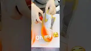 Talented Street Artist Paints My Air Forces 😱