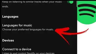 How to change music/song language on Spotify account