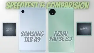 Samsung Tab A9 vs Redmi Pad SE 8.7 4G | Speedtest & Camera Comparison