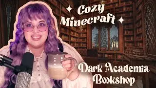 Cozy Gaming: Minecraft w/Cocricot ✨ Build a Dark Academia Bookshop with Me! ☕️🍁✨ Autumn Vibes