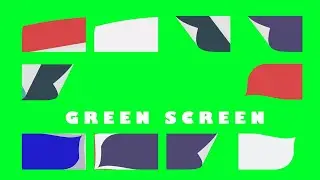 Paper Transitions - Green Screen Video - Stock Video Footage - No Copyright Animated Videos