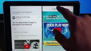 iPad Turn off Split Screen in Emails