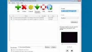 Working with Leap Free AVI FLV MP4 WMV to HD Video Converter