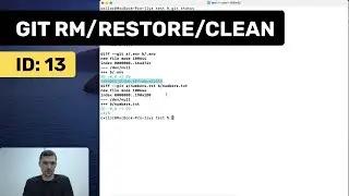 Как удалить файлы из git? Как восстановить удаленные файлы? (git rm, git restore, git clean)