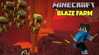 Minecraft 1.20 Blaze XP Farm Tutorial - 1000+ Rods per hour || Minecraft