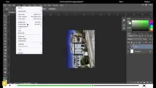 How to rotate the image clockwise in Photoshop