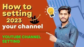 how to setting youtube channel in pc 2023 l MNG Mentor