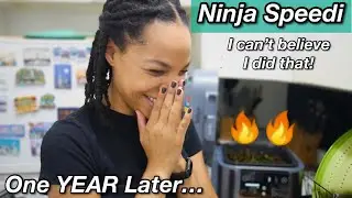 NINJA SPEEDI One YEAR Update | Let's Make A Quick Dinner..I burnt it but you won't!