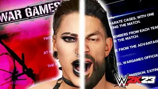 The ULTIMATE Intergender WARGAMES match in WWE 2K23 (Modded Gameplay)