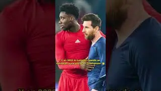 ⭐️¡Choque de estrellas! ¡MESSI Y ALPHONSO DAVIES intercambiaron camisetas!🔥 #shorts #tudn