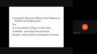 FIP20 Prof  Mohammad Khalid Azam Dept  of Buss  Admin , AMU Academic Research and its Process 2024 0