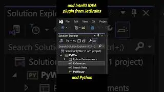 Python with Pleasure by Visual Studio and IntelliJ IDEA-JetBrains and Python and PyCharm and Python